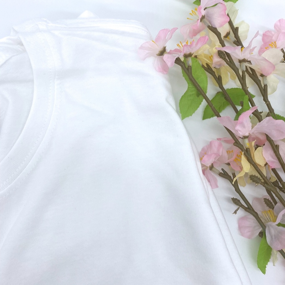 Women’s White Graphic Tee 90’s Baby - Picture 2 of 3